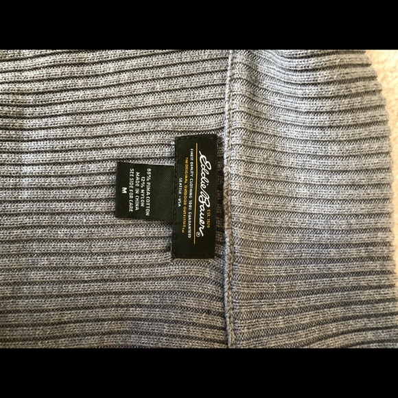 Warm Eddie Bauer 2 way zip cardigan sweater - Picture 5 of 8